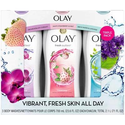 Olay Fresh Outlast Body Wash (23.6 oz., 3 pk.) - Shop USA - Kenya