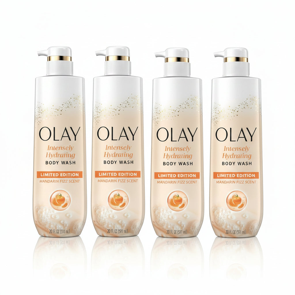 Olay Hyaluronic Acid Body Wash Limited Edition (4 Pack)