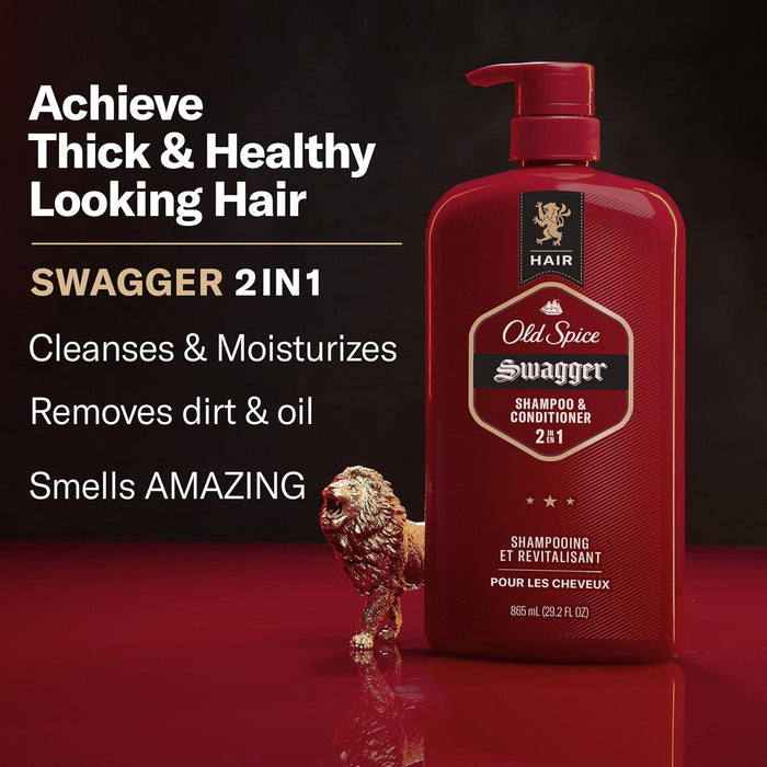 Old Spice Swagger 2-in-1 Shampoo and Conditioner - ShopUSA - Kenya