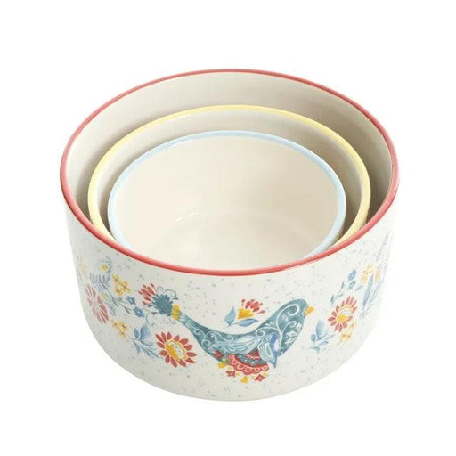 Pioneer Woman Mazie 6-Piece Round Ceramic Nesting Bowls - Shop USA - Kenya