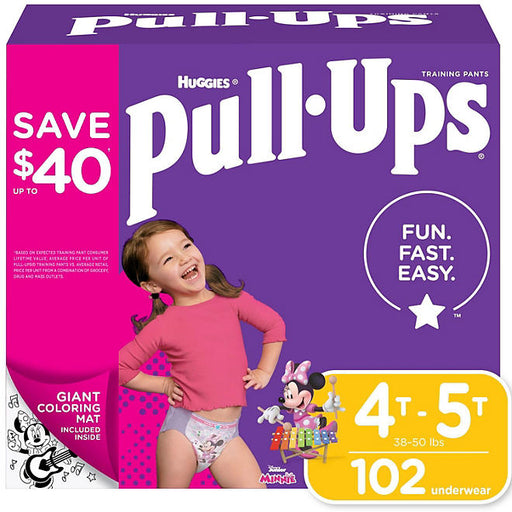 Pull-Ups Girls Training Pants, 4T-5T, 102 Count - ShopUSA - Kenya