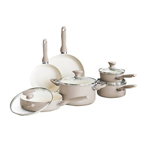 Rio Ceramic Nonstick 10 Piece Cookware Set