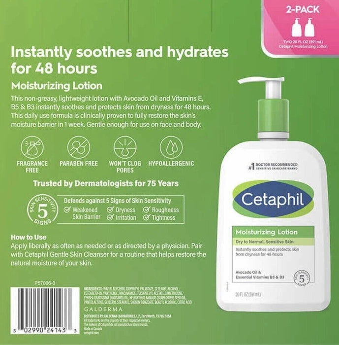 Cetaphil Moisturizing Lotion (20 fl. oz., 2 pk.)