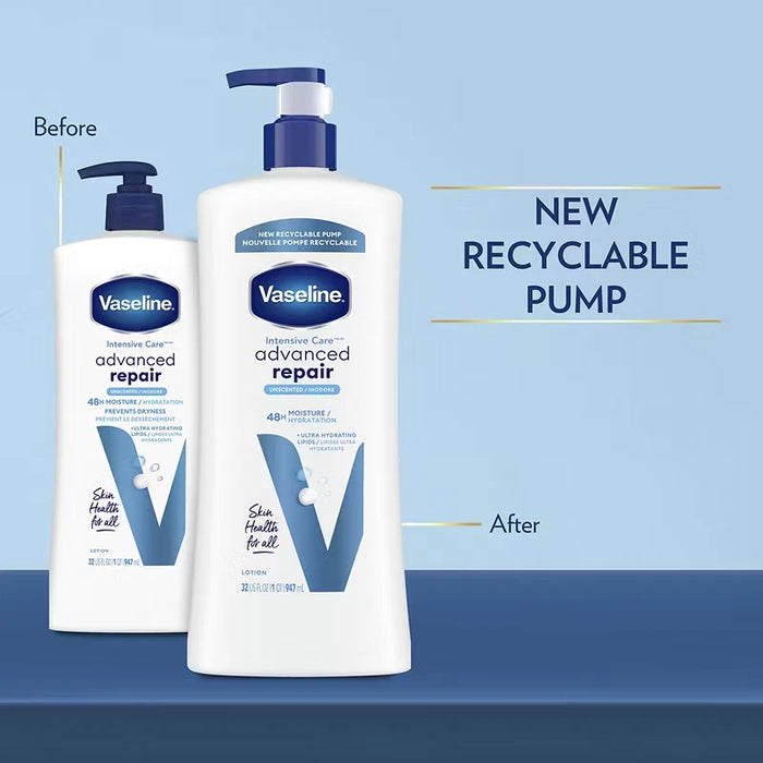 Vaseline Intensive Care Advanced Repair Unscented Body Lotion