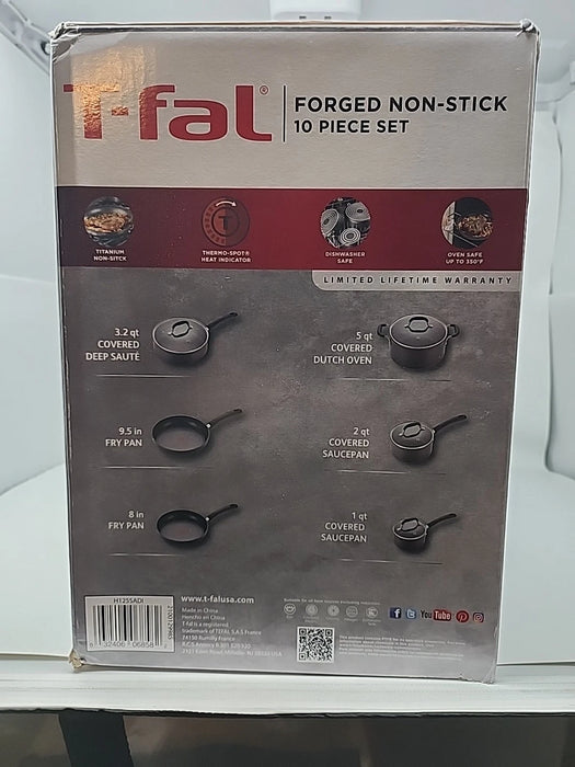 T-fal 10-Piece Forged Non-Stick Cookware Set