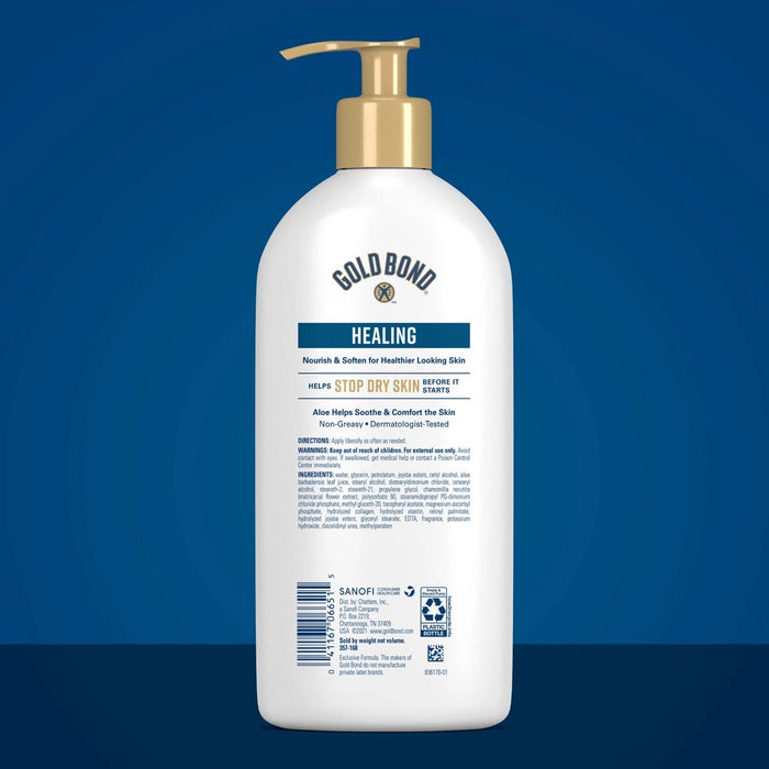 Gold Bond Healing Hydrating Lotion with Aloe,3 pack