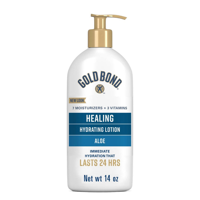 Gold Bond Healing Hydrating Lotion with Aloe,3 pack