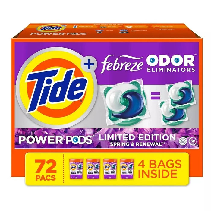 Tide Pods With Febreeze Odor Eliminator Detergent