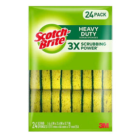 Scotch-Brite Heavy Duty Scrub Sponges, Individually Wrapped 24 ct. - ShopUSA - Kenya