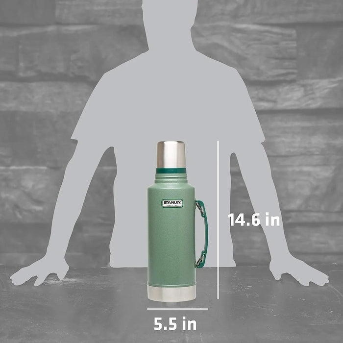 Stanley Classic Vacuum Flask, Hammertone Green - ShopUSA - Kenya