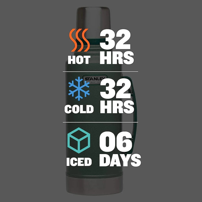 Stanley Classic Vacuum Flask, Hammertone Green - ShopUSA - Kenya