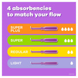 Tampax Radiant Tampons in Kenya - Trio Pack 77 Count