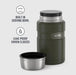 THERMOS Flask Stainless Vacuum-Insulated Food Jar, 24 Ounce, Midnight Blue - ShopUSA - Kenya