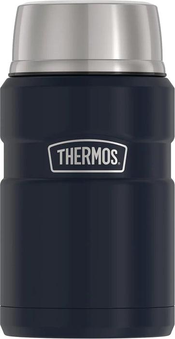 THERMOS Flask Stainless Vacuum-Insulated Food Jar, 24 Ounce, Midnight Blue - ShopUSA - Kenya