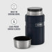 THERMOS Flask Stainless Vacuum-Insulated Food Jar, 24 Ounce, Midnight Blue - ShopUSA - Kenya
