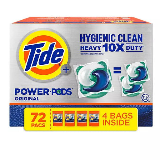 Tide Hygienic Clean Heavy Duty Power PODS Laundry Detergent Pacs, Original (72 ct.) - Shop USA - Kenya