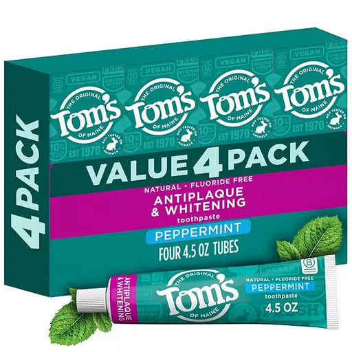 Tom's of Maine Antiplaque and Whitening Toothpaste, (Pack of 4) - ShopUSA - Kenya