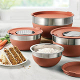 Tramontina 10 Pc Covered Stainless Steel Mixing Bowl Set - ShopUSA - Kenya