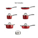 Tramontina 11-Piece Nonstick Cookware Set Assorted Colors - ShopUSA - Kenya