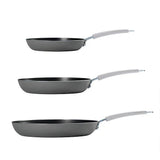 Tramontina 3-Pack Fry Pans, Charcoal Black - Front