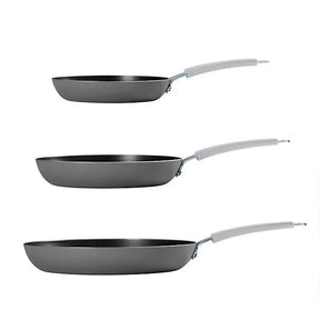Tramontina 3-Pack Fry Pans, Charcoal Black - Front