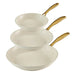 Tramontina 3-Pack Fry Pans, White - Front