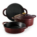 Tramontina 4-Piece Stackable Enamel Cast Iron Cookware Set - ShopUSA - Kenya