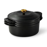 Tramontina 4-Piece Stackable Enamel Cast Iron Cookware Set - ShopUSA - Kenya