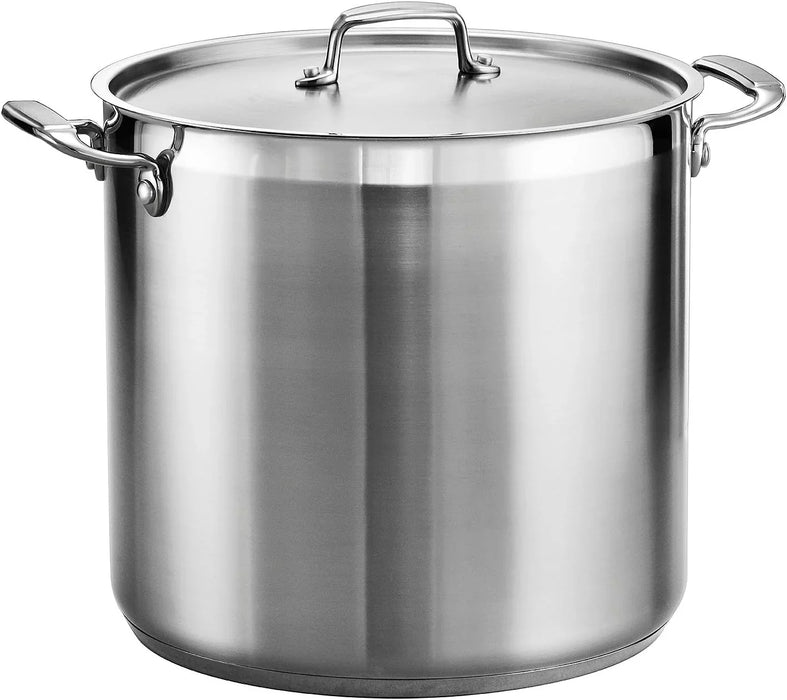 Tramontina Stainless Steel Covered Stock Pot - ShopUSA - Kenya