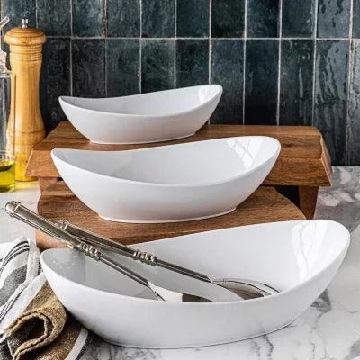 USA Over and Back 3 Piece Porcelain Serving Bowl Set - ShopUSA - Kenya