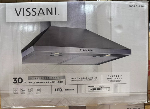 Vissani 30 in. W Convertible Wall Mount Range Hood - ShopUSA - Kenya