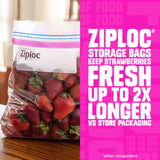 Ziploc Seal Top Quart Freezer Bags, 216 Count