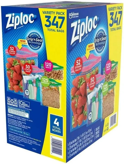 Ziploc Variety Pack , 347 Bags - ShopUSA - Kenya