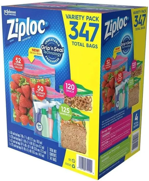 Ziploc Variety Pack , 347 Bags - ShopUSA - Kenya
