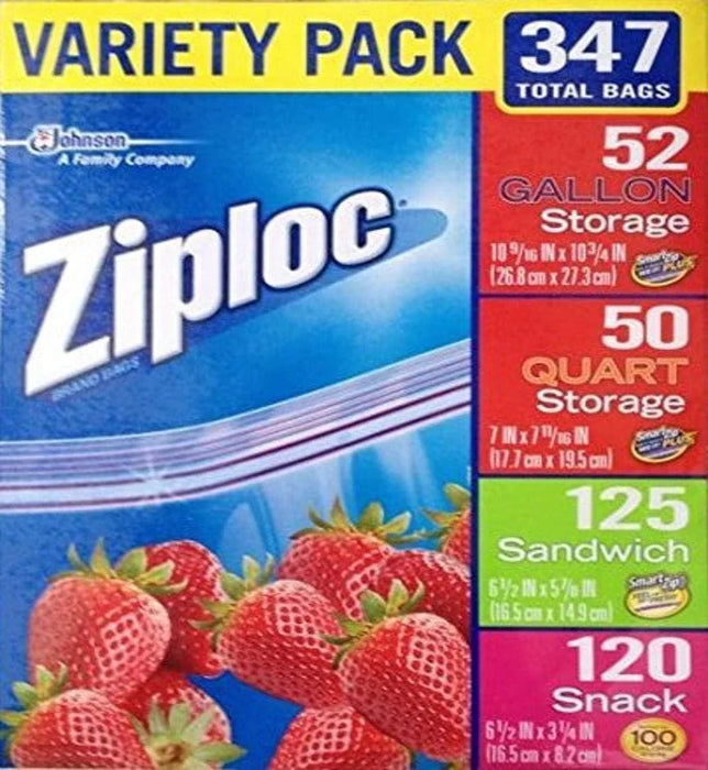 Ziploc Variety Pack , 347 Bags - ShopUSA - Kenya