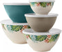 10-Piece Bamboo Melamine Mixing Bowls with Lids Set - ShopUSA - Kenya