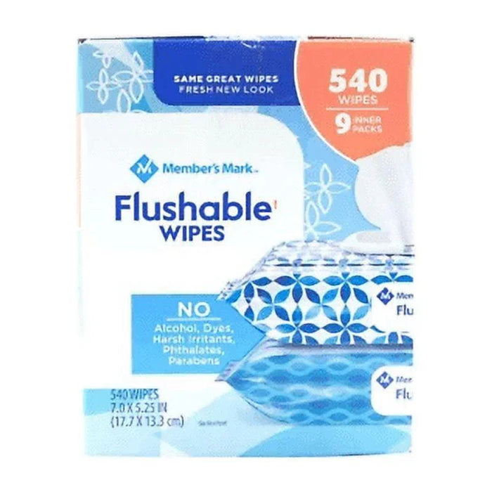 Adult Flushable Scented Wipes (60 Wipes/Pk. 9 Pk.) - ShopUSA - Kenya