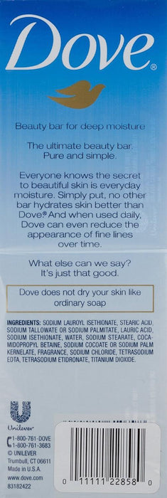 Dove Beauty Bar Original White soap 16 pieces - ShopUSA - Kenya