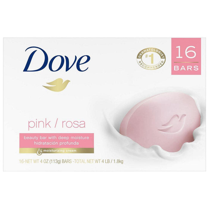 DOVE SOAP PINK BAR - 3.75oz (16 Pack) - ShopUSA - Kenya