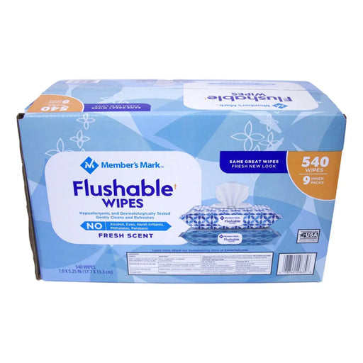Flushable Scented Wipes (60 ct., 9 pk.) - ShopUSA - Kenya
