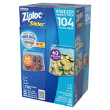 Ziploc® Slider Freezer Gallon and Quart Bags (104 ct.) - ShopUSA - Kenya