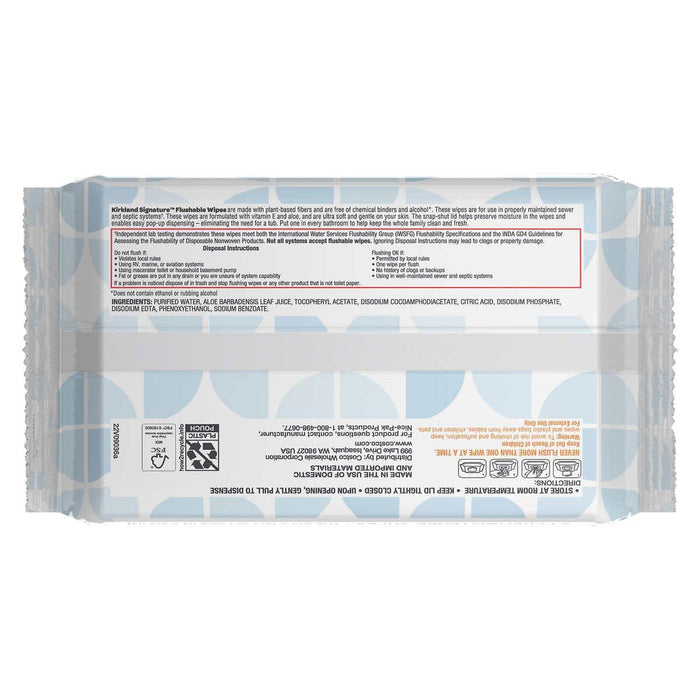 Kirkland Signature Flushable Wipes, Fragrance Free, 640-count - ShopUSA - Kenya