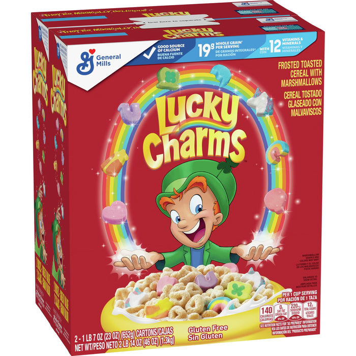 Lucky Charms Gluten Free Kids Breakfast Marshmallows Cereal (2 Boxes) - ShopUSA - Kenya