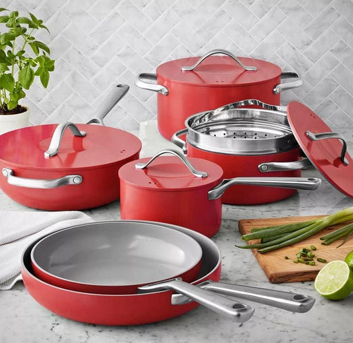 Member Mark 11 Piece Modern Ceramic Cookware Set (Assorted Colors) - ShopUSA - Kenya