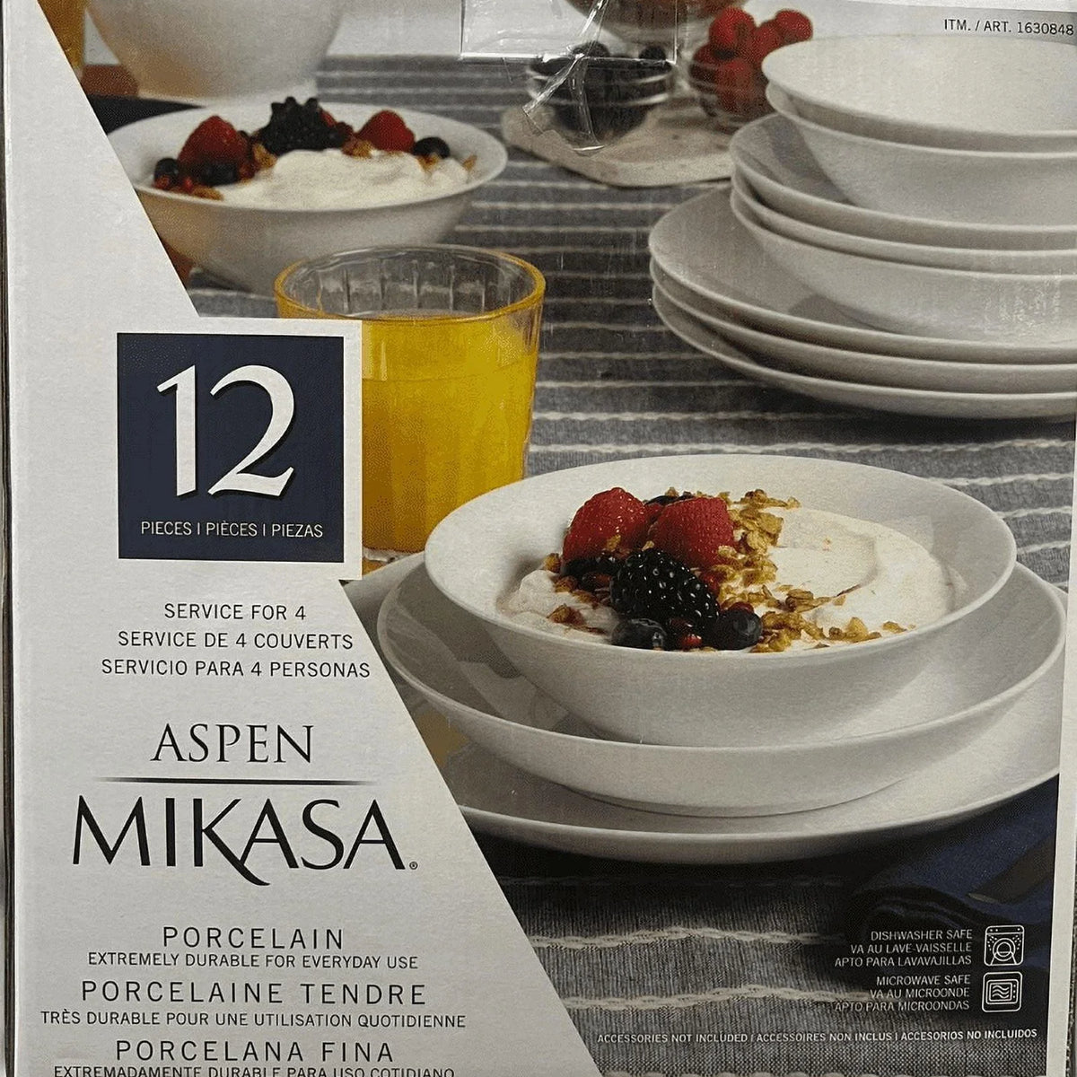 Mikasa Dinnerware Mikasa Swirl Vegetable Bowl MIKASA Swirl Oval