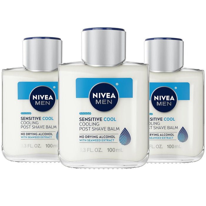 NIVEA MEN Sensitive Cooling Post Shave Balm 3 Pack Bottles - ShopUSA - Kenya