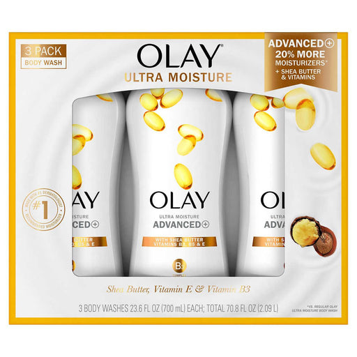 Olay Ultra Moisture Body Wash 3-pack - ShopUSA - Kenya