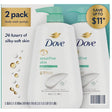 Dove Sensitive Skin Hypoallergenic Body Wash, 905ml (Pack of 2) - ShopUSA - Kenya