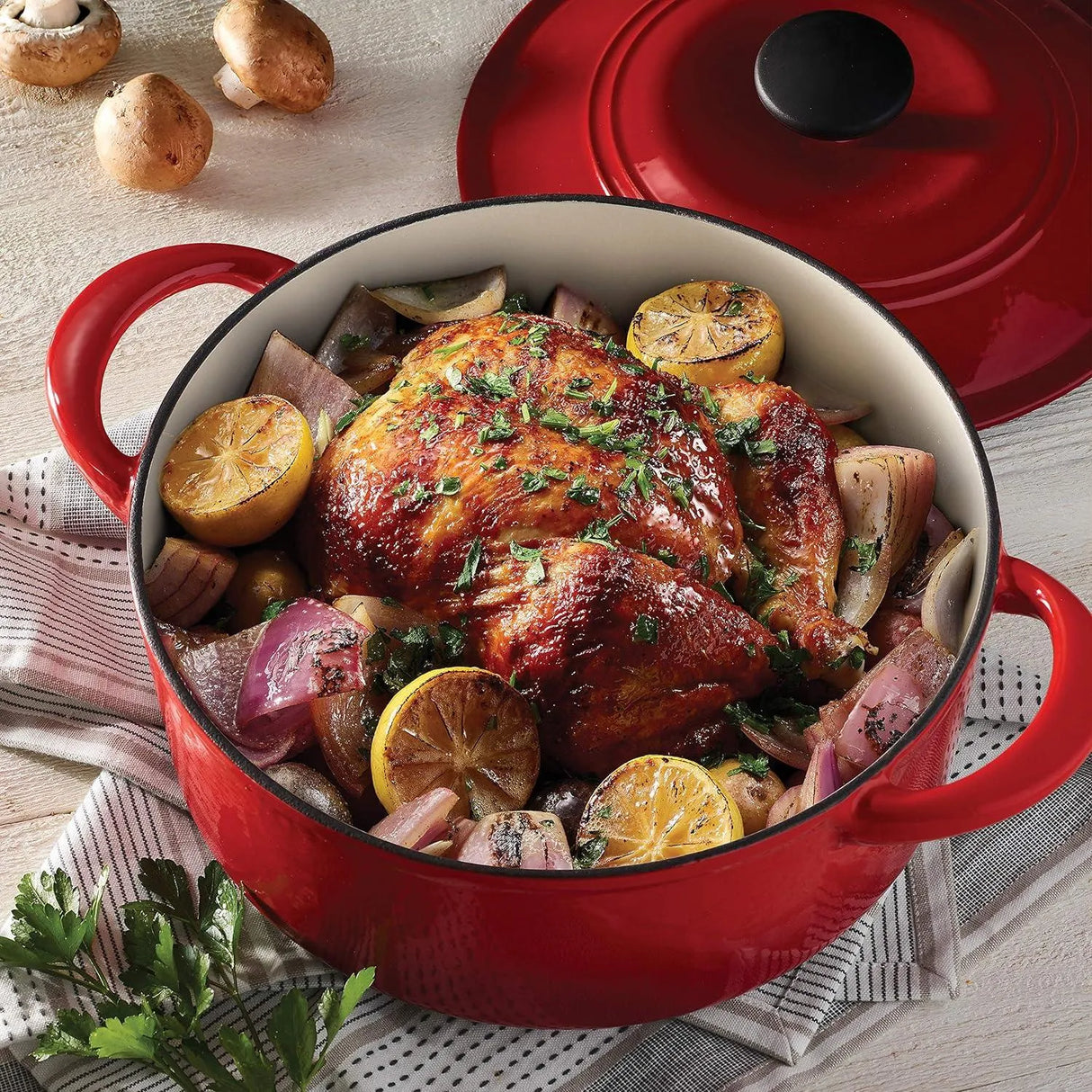 Tramontina 3-Piece Cast Iron Cookware Set, Blue - Detail 4