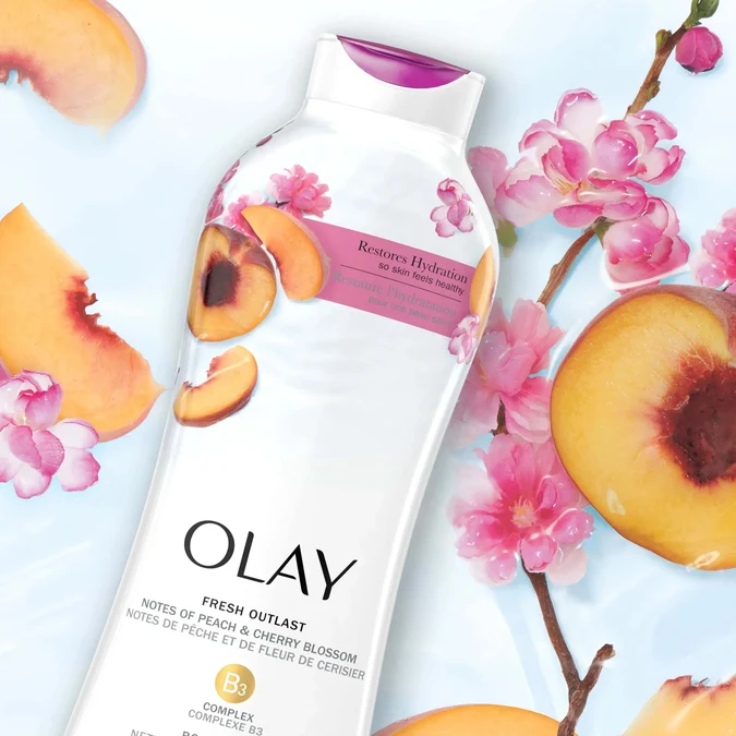 Hydrating Body Wash in Kenya - Olay Fresh Outlast Body Wash with Peach & Cherry Blossom